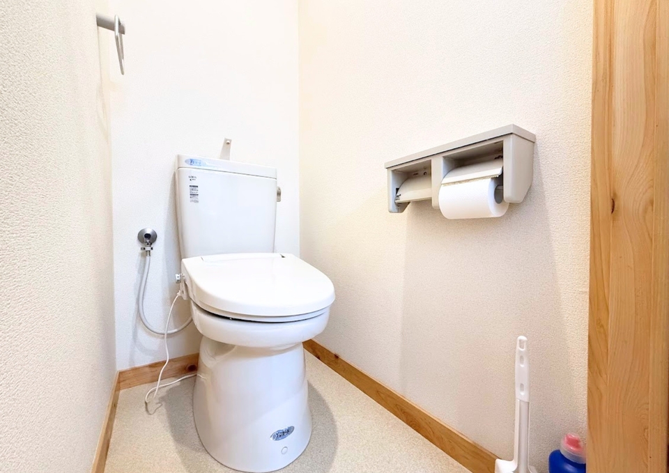 お試し住宅の水回り（トイレ）