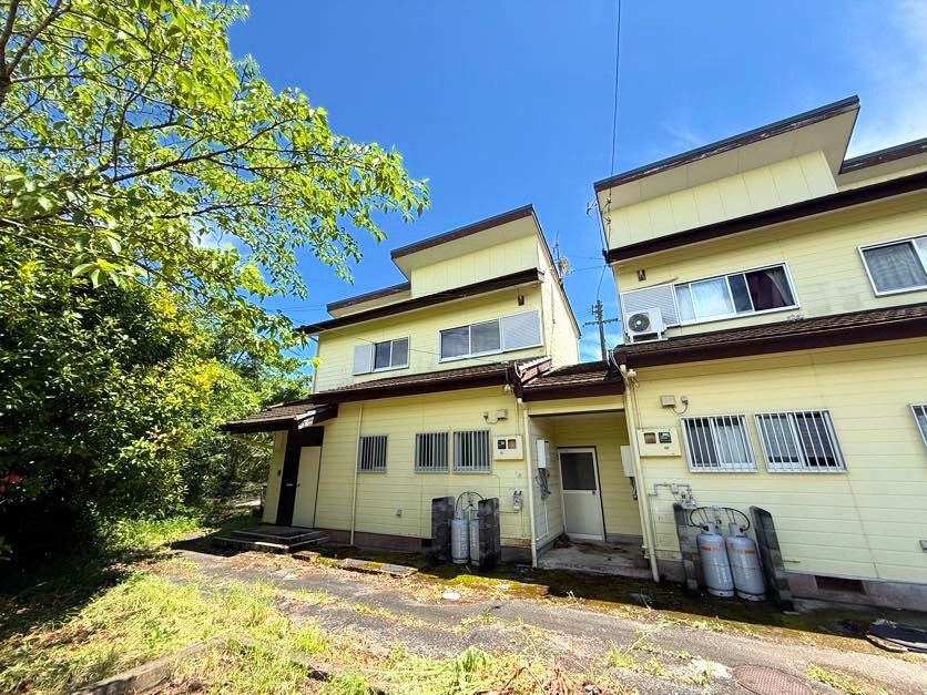 村営住宅の外観